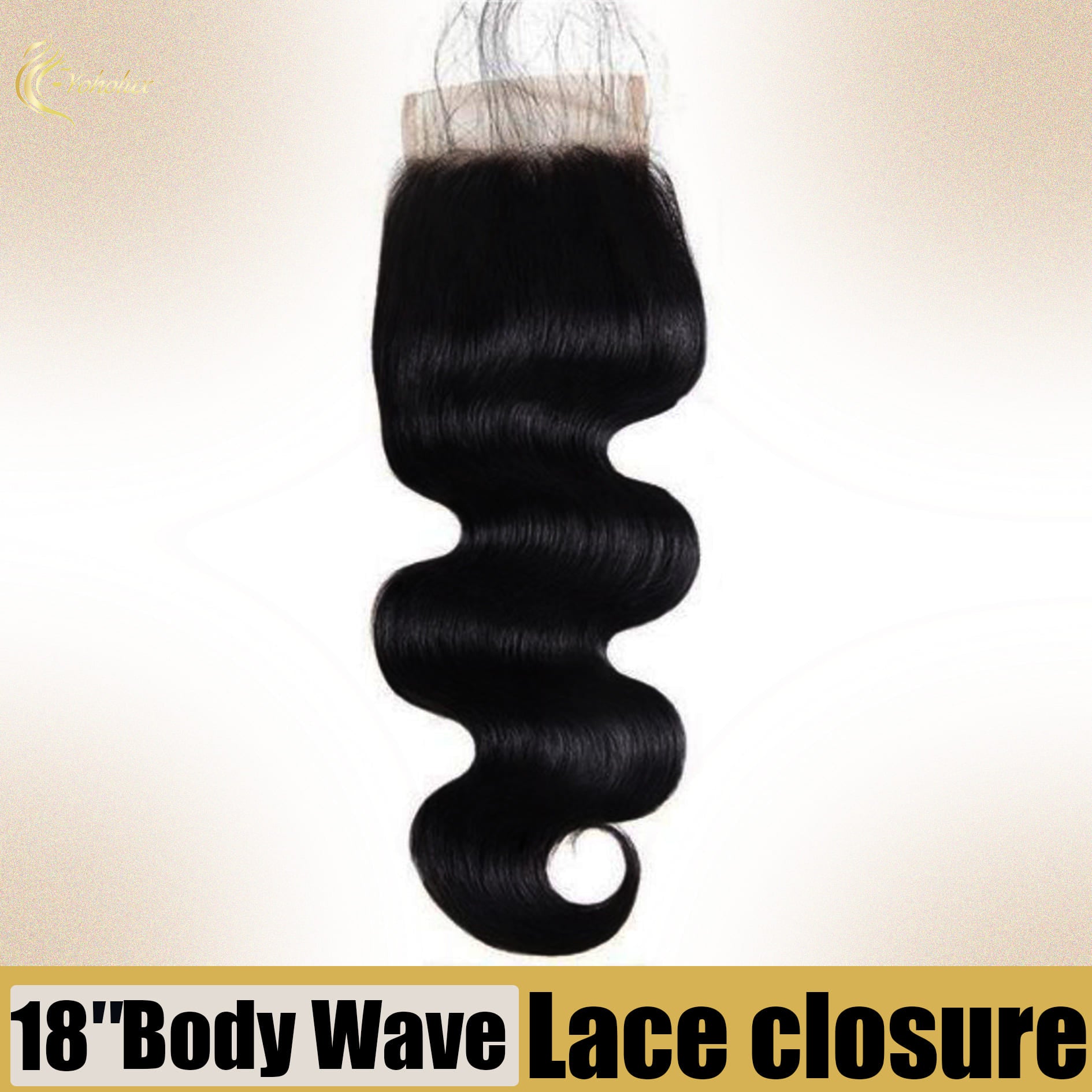 Yoholus Body Wave 4*4 Transparent Lace Closure