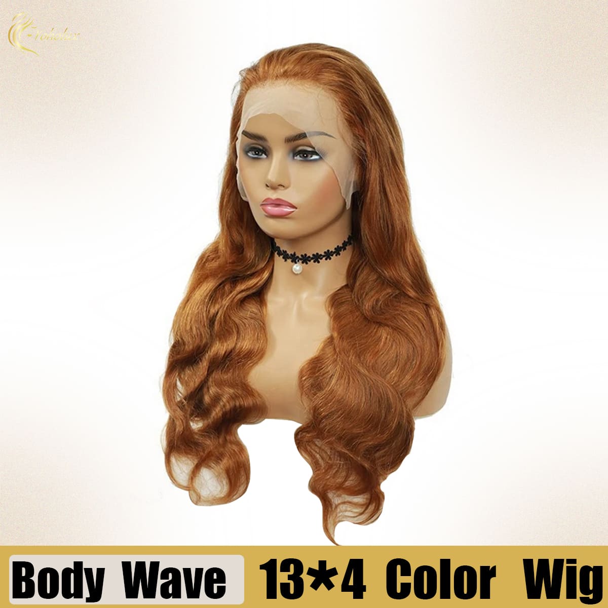 Yoholus #4-350 Body Wave Wig With 13*4 Lace Frontal