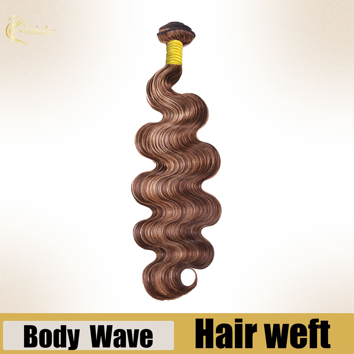 Yoholus P4-27 Body Wave Hair Bundle 100% Human Hair