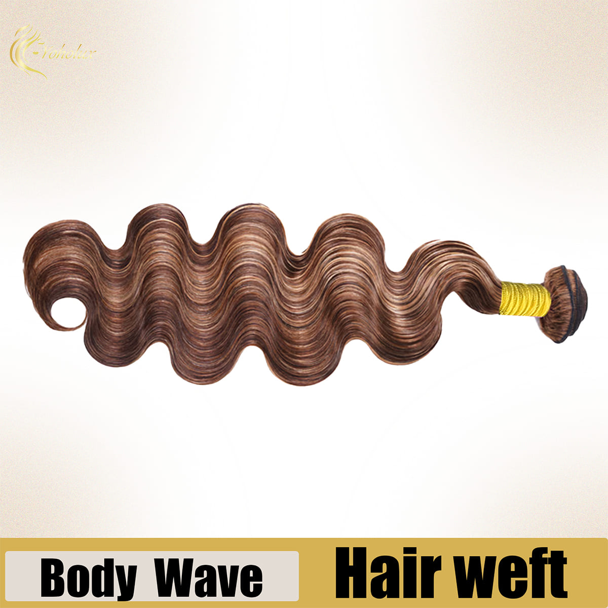 Yoholus P4-27 Body Wave Hair Bundle 100% Human Hair