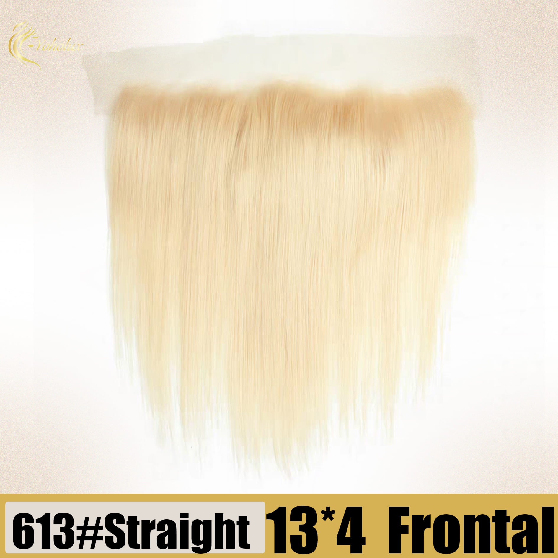Yoholus Straight 13*4 Transparent Lace Frontal 100% Human Hair