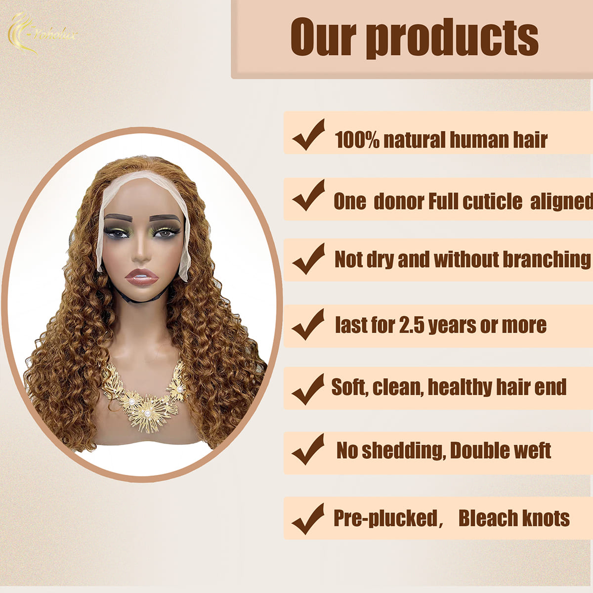 Yoholus P4/30 Deep Wave Wig With 13*4 Transparent Lace Frontal