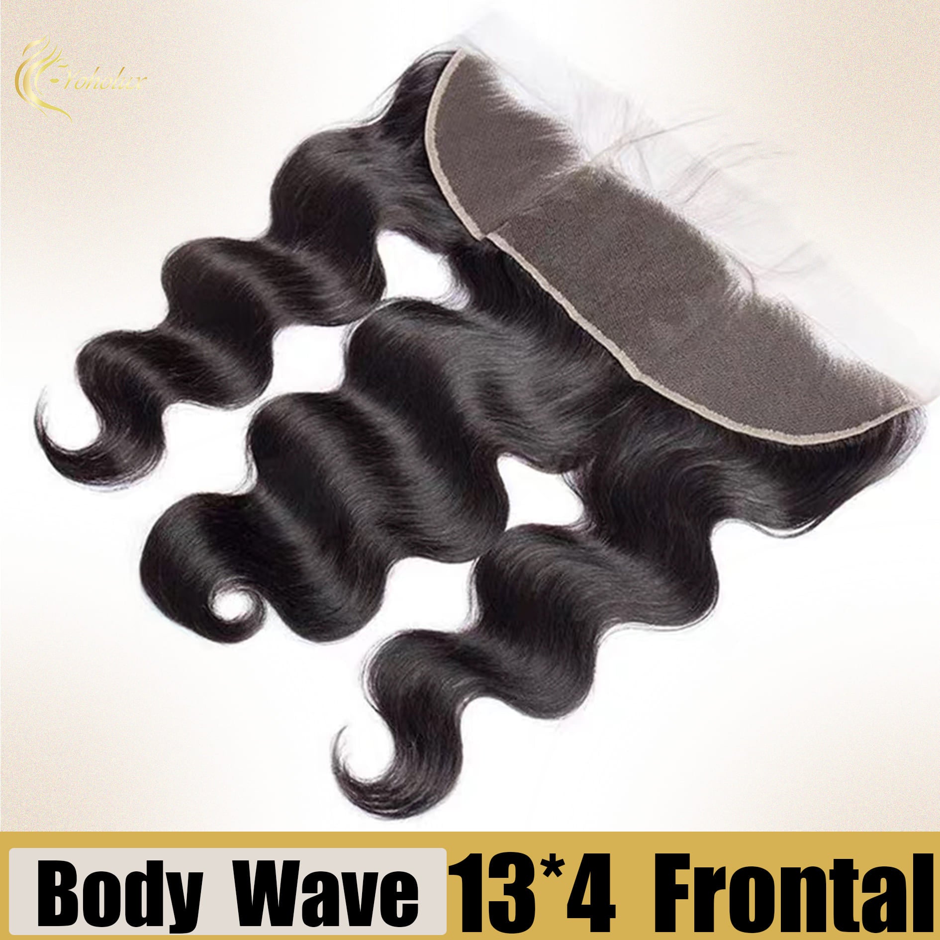 Yoholus 13*4 Transparent Lace Frontal Body Wave Human Hair
