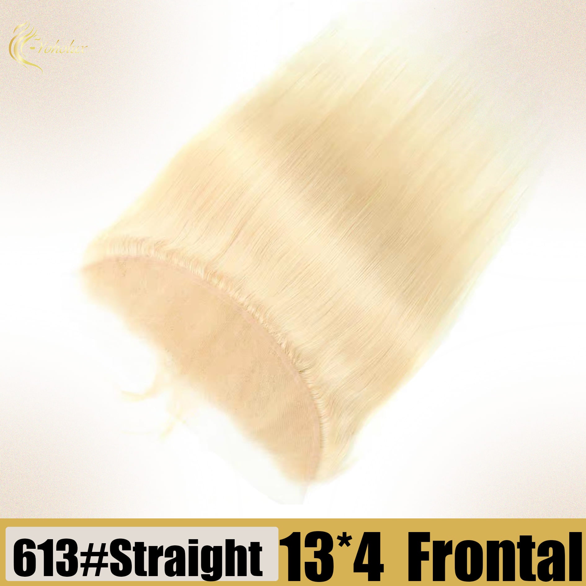 Yoholus Straight 13*4 Transparent Lace Frontal 100% Human Hair