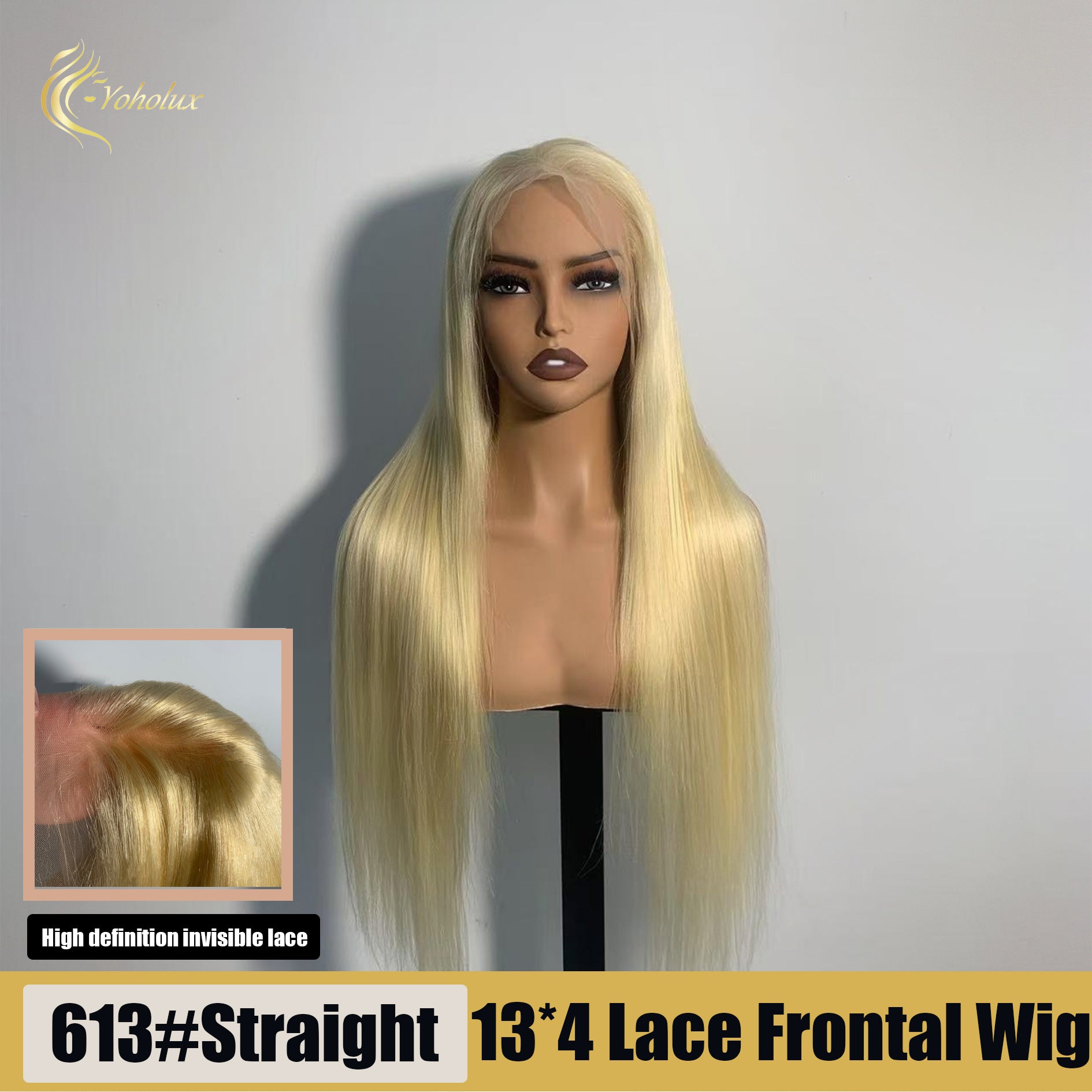 Yoholux Wig 13*4 Transparent Lace Frontal Straight Wig