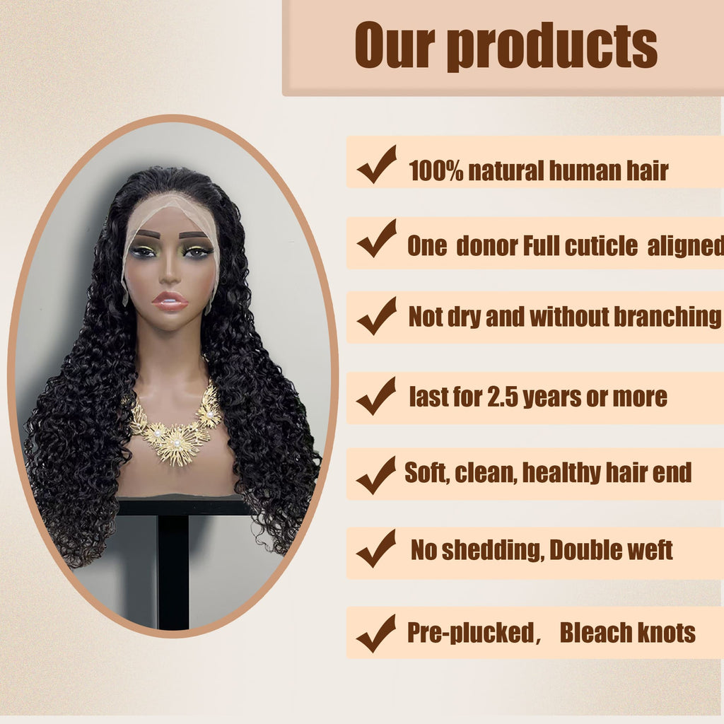 Yoholus Nature Wave 13*4 Transparent Lace Frontal Wig