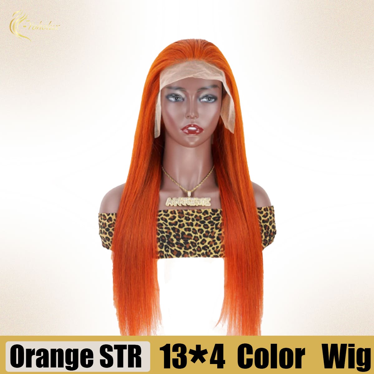 Yoholus 350 Straight Wig with 13*4 Transparent Lace Frontal