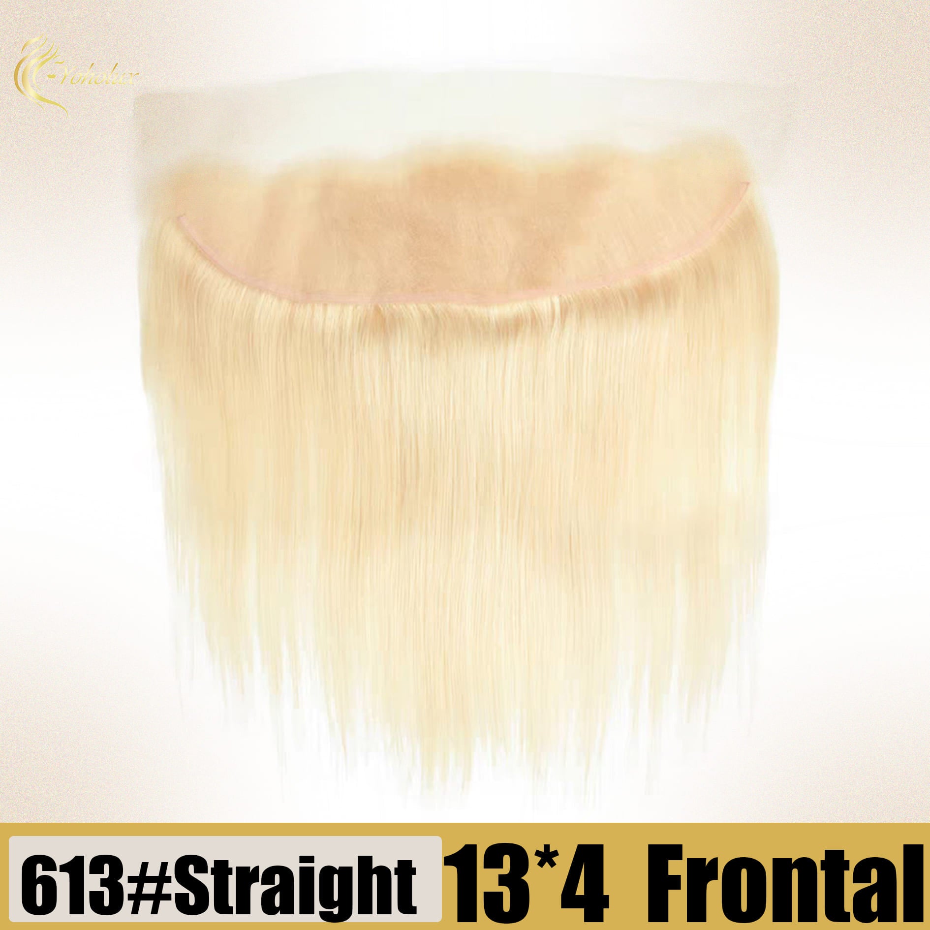 Yoholus Straight 13*4 Transparent Lace Frontal 100% Human Hair
