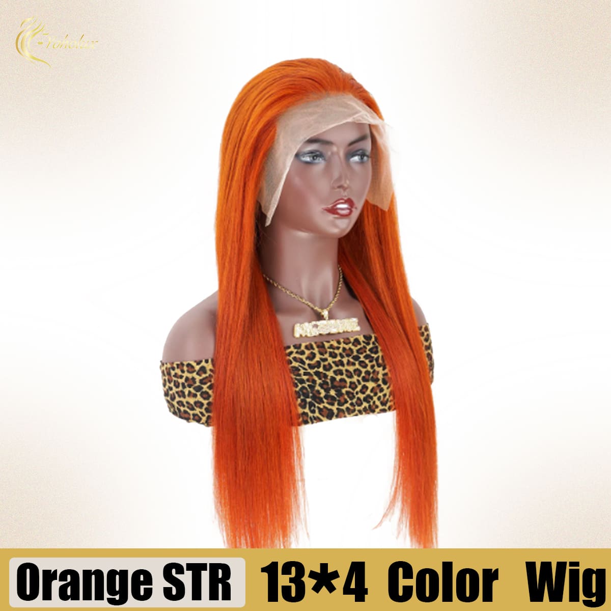 Yoholus 350 Straight Wig with 13*4 Transparent Lace Frontal