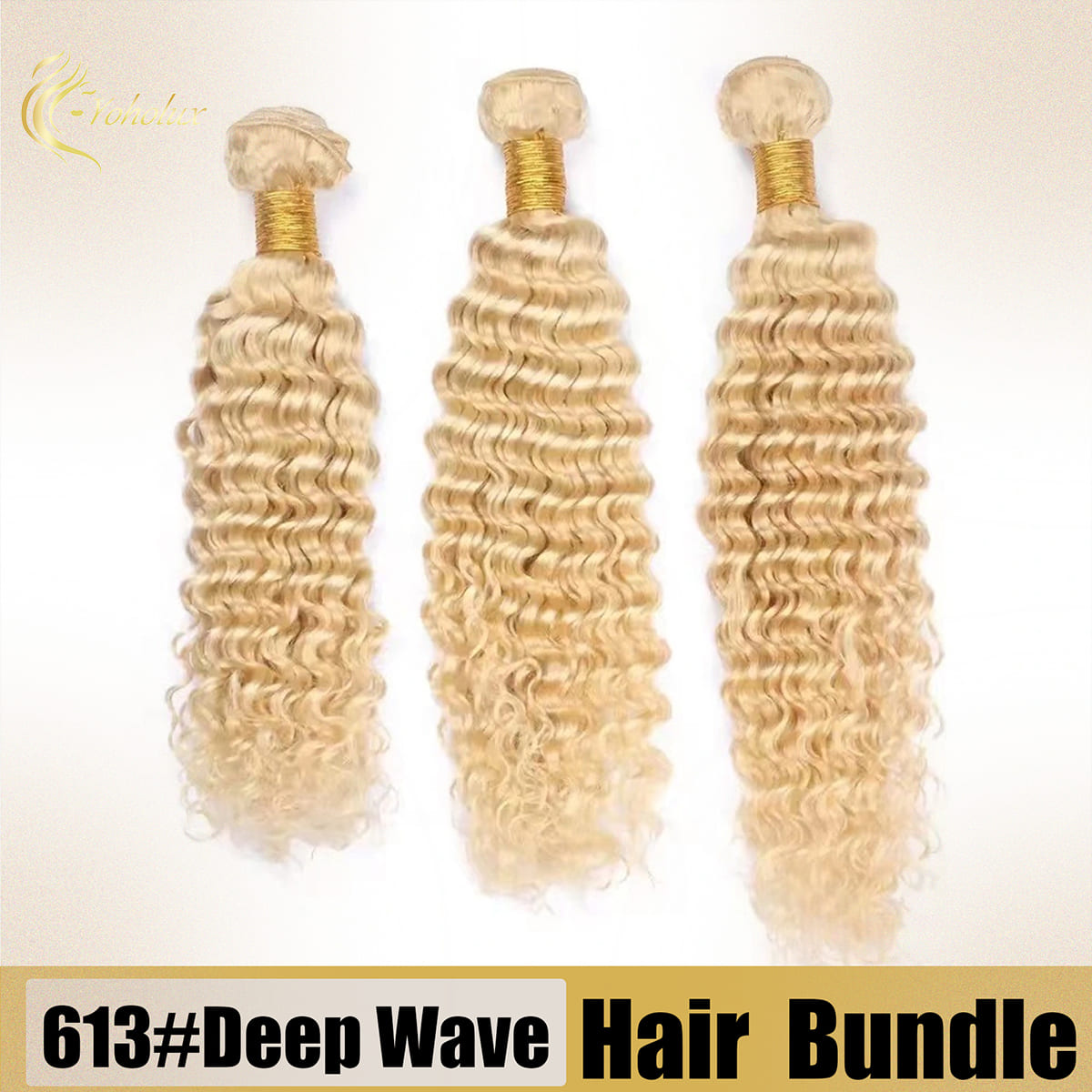 Yoholus 613 Deep Wave Hair Bundle 100% Human Hair