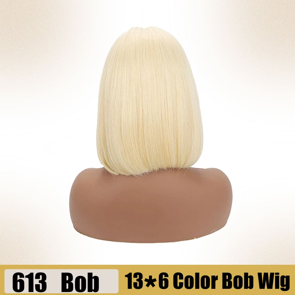 Yoholus 613 Bob Wig With 13*6 Transparent Lace Frontal