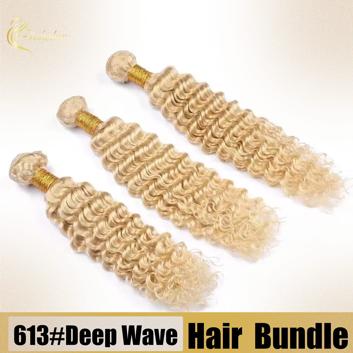 Yoholus 613 Deep Wave Hair Bundle 100% Human Hair