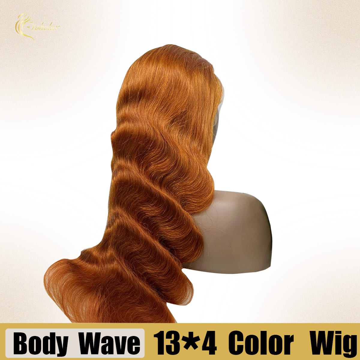 Yoholus 350 Body Wave Wig with 13*4 Transparent Lace